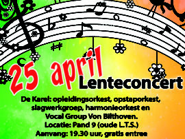 25 April 2015 – Verenigingsconcert