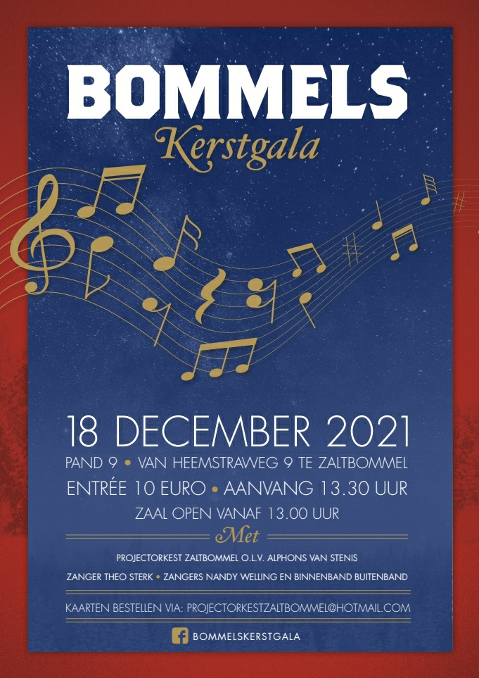 Wijziging Tijd En Locatie Bommels Kerstgala