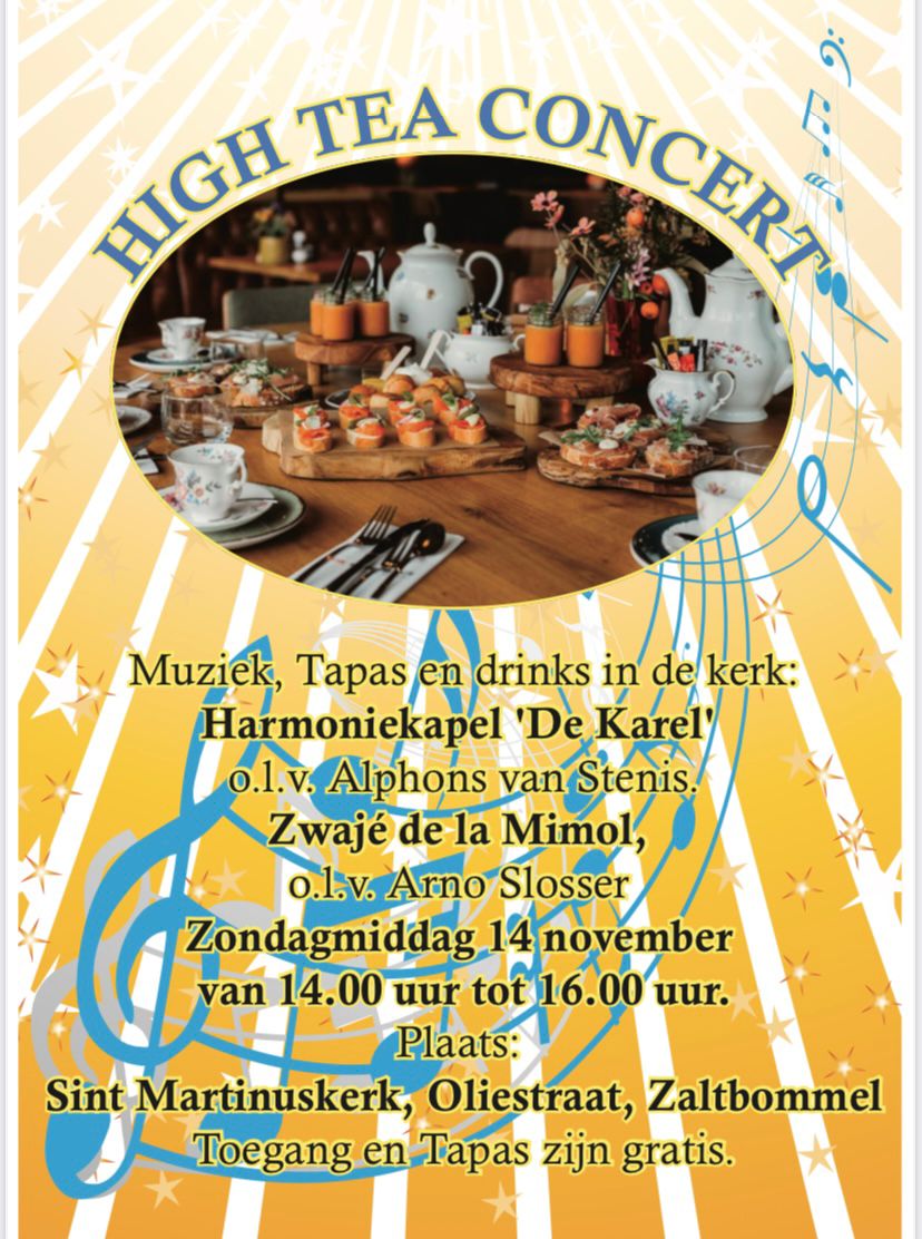 Geslaagd High Tea Concert 2021