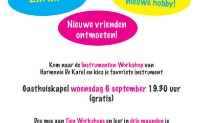 Ook Leren Een Instrument Te Bespelen? Maak Gebruik Van Onze Gratis Workshops!